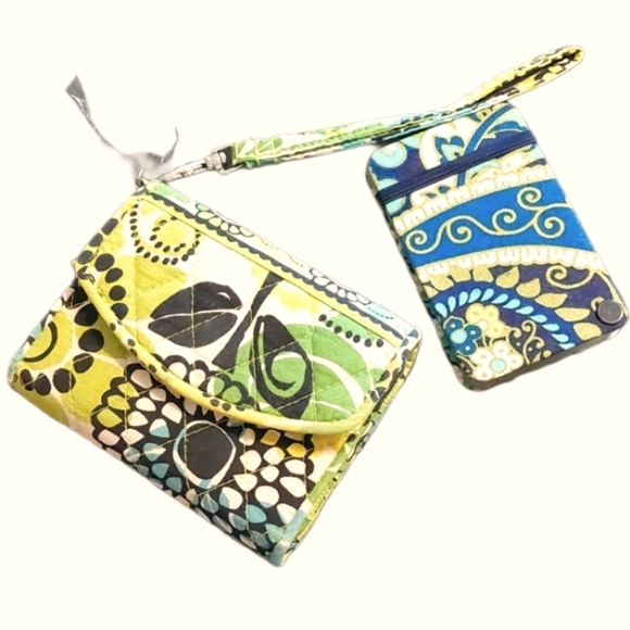 Vera Bradley Handbags - Vera Bradley Mini Wallet & Card Holder Set
